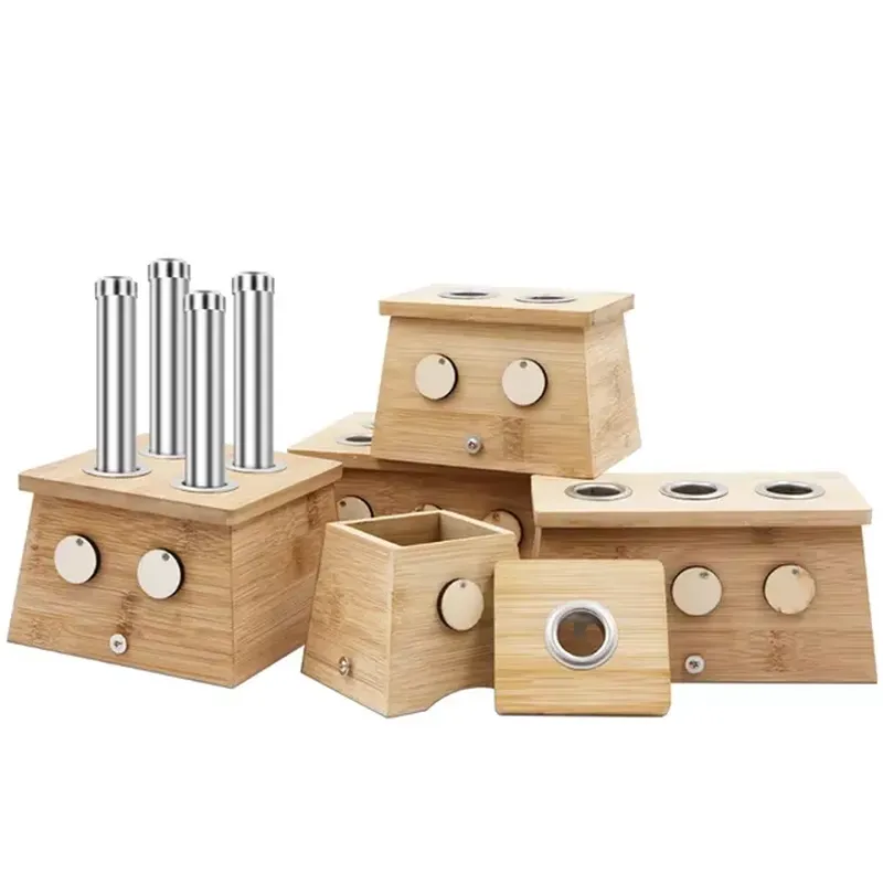 Spa Wellness Health - Moxibustions-Box Tragbares Rauchfreies Bambus-Therapiegerät für Erwachsene