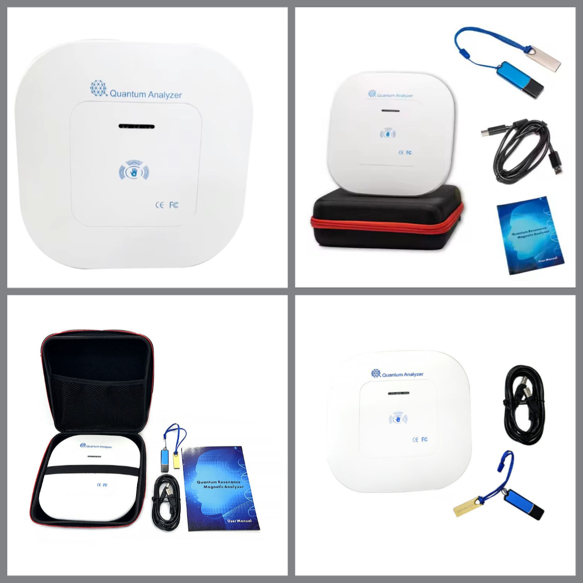 Spa Wellness Health - Ganzkörper-Wellness-Tester Quantenmagnetischer Bio-Resonanz-Analysator Tragbares Inspektionsgerät für