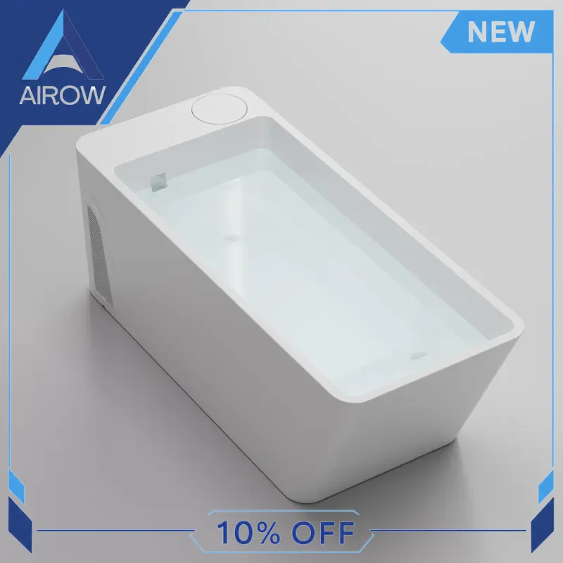 Spa Wellness Gym - Kaltwasser-Tauchbecken mit WLAN, Acryl-Eisbad, 1-PS-Kühler, Ozon-Skimmer,