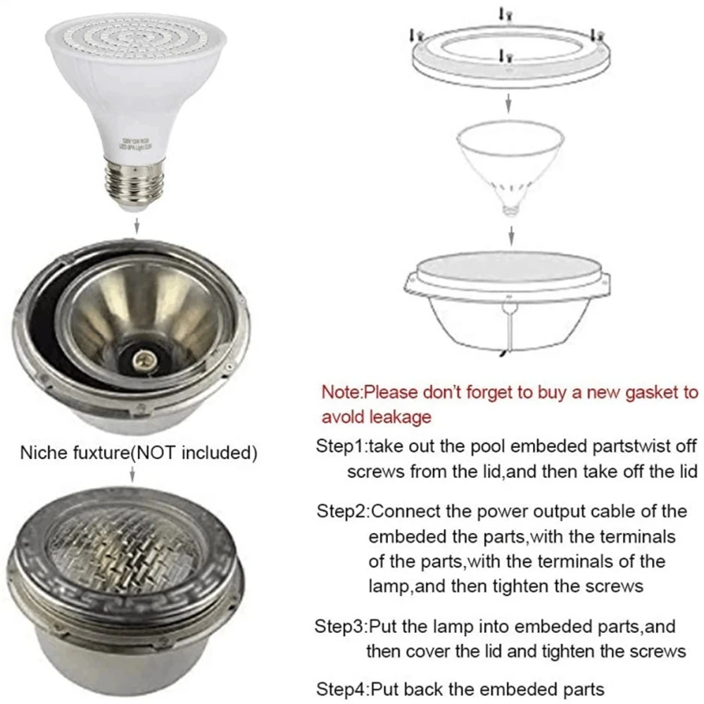 LED Schwimmbad Licht E27 E26 B – Xy Spa & Wellness George Town Reviews Bewertung und Preis